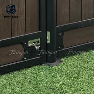 الأكثر مبيعاً وحدات موثوقة لوحات كشك الحصان الصلب المجلفن ملء الخيزران دائم الجبهات مستقرة الحصان لمزارع الفروسية - Product Image 5