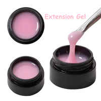 Fournitures en gros OEM/ODM : Gel UV de construction pour extension d'ongles 30g, base acrylique transparente, rose naturel, nude, avec logo personnalisé
