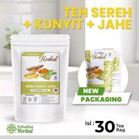 Thé aux herbes naturel au citronnelle, curcuma et gingembre OEM/ODM pour la digestion, l'immunité, la détoxification et le bien-être quotidien