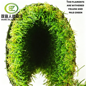 Césped Artificial de Paisaje de 35 mm a <span class=keywords><strong>Precio</strong></span> de Fábrica, Hilo Recto y Rizado, Césped Sintético Verde y Amarillo para Decoración de Jardines - Product Image 2