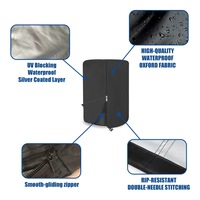 Housse de protection pour pneus en polyester respirant résistant aux UV, protège-roues noir pour le stockage extérieur des véhicules CN ANH