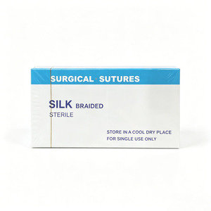 Hilo de <span class=keywords><strong>Sutura</strong></span> Médico Profesional <span class=keywords><strong>para</strong></span> Cirujanos, No Absorbible, de Seda Trenzada, <span class=keywords><strong>para</strong></span> Hospital - Product Image 1
