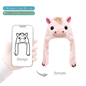 Nhà Máy Tùy Chỉnh Vui Vẻ Hat Tai Di Chuyển Nhảy Hat Sang Trọng Đáng Yêu Mềm Cosplay Hoạt Hình Giáng Sinh Bên Mèo - Product Image 2