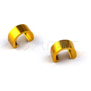 Sun Yat-sen University C Type Aluminum Alloy Cable Clip For <b>Bicycle</b> <b>Frame</b> Hose Fixing U Shape Wire Holder Multi Color - Product Image 3