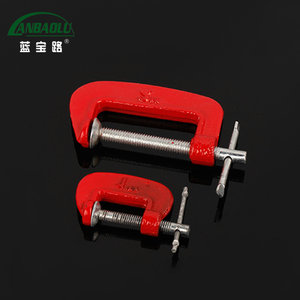 Anbaolu G Clamp 1 Inch And 2 Inch High Strength Steel Adjustable Clamping Tool For Woodworking And Metal Fixing - Product Image 2