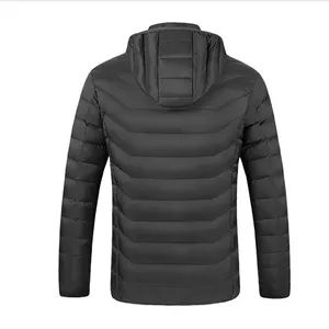 Electric Heating Cotton Coat Men Women USB Charging Heated Jacket with for Camping Skiing