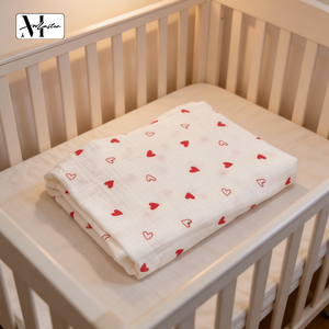 Asciugamani per Neonati in <span class=keywords><strong>Cotone</strong></span> Pettinato a Doppio Strato, Altamente Assorbenti, Ecologici, Pesanti, ad Asciugatura Rapida, in Tessuto Crepe di <span class=keywords><strong>Cotone</strong></span> - Product Image 3