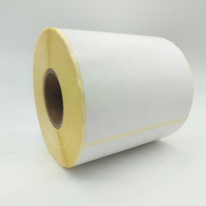 Beyaz doğrudan sıcaklık etiketi ile fabrika fiyat kağıt rulosu termosensitif pergamin kağıt nakliye etiket çıkartmaları - Product Image 3