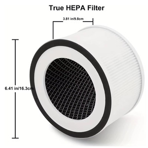 Afloia True Hepa Filter 6.41 In X 3.81 In For <b>Air</b> <b>Purifier</b> Replacement Part - Product Image 1