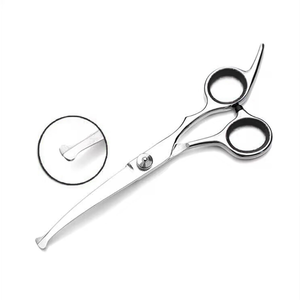 7.5inch White Paint Stainless Steel Pet Beauty <b>Scissors</b> Straight Cut Suit 3 Pack with Comb and Dense Tooth Braces for <b>Dogs</b> - Product Image 4