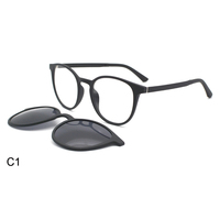 Lunettes de soleil de luxe haut de gamme à monture intégrale en Ultem avec clip, verres polarisés TAC, protection UV400, légères et durables