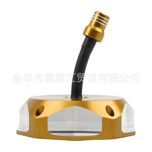 Bouchon de réservoir de carburant en alliage d'aluminium Zuqing pour motos tout-terrain FT115 couleur or - Product Image 3