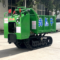Mini transporteur chenillé, mini tombereau chenillé multifonctionnel, transporteur chenillé, mini tombereau pour engins de chantier
