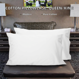Modern Woven 100% Cotton Pillowcase Solid/Celebrities Envelope Closure Eco-Friendly Cooling Queen/King Sizes for Home Hotel Use - Product Image 2