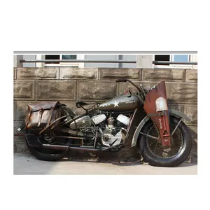 Barra decorativa personalizada para motocicleta, artefacto de tamaño real, modelo 3D, arte de Metal para motocicleta