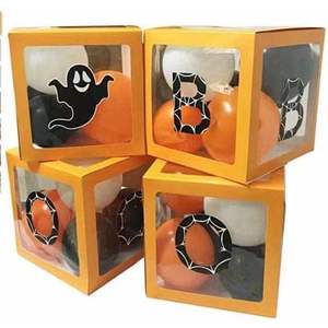 Halloween Decorations Balloons <b>Boxes</b> Paper Party <b>Favors</b> For Baby Shower Birthday Wedding Festive Events 0+Months - Product Image 1