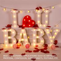 Cadre de ballons de Noël LED en plastique lumineux, alimenté par piles rechargeables, pour décorations de fête intérieures/extérieures et de mariage