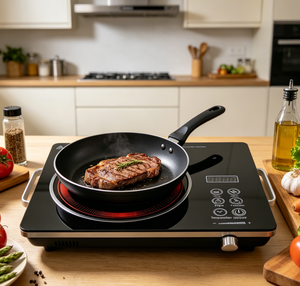 Vente en gros de cuisinières à induction 2000W SKD, électromagnétiques, intelligentes, numériques, électriques, à infrarouge cristallin - Product Image 6