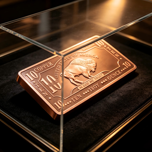 Lingote de cobre de 10 onzas Troy, moneda tipo placa Buffalo, barra de cobre, procesamiento personalizado, lingote de cobre - Product Image 2