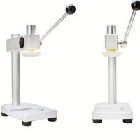 Novison Scelleuse de boîtes électrique économique et semi-automatique pour emballages de boissons et cartons en papier 250ml-500ml 51mm 110/220V