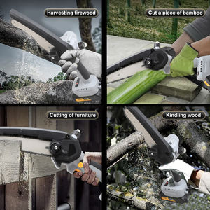 20V Draadloze <span class=keywords><strong>Mini</strong></span>-Kettingzaag Elektrische Borstelloze Diy Kettingzaag Met Lithiumbatterij Lokaal Eu-Magazijn - Product Image 6