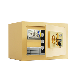 Coffre-fort électronique à code pour la maison, le bureau, mini armoire de sécurité en acier de 25 cm de hauteur, boîte de dépôt sécurisée - Product Image 3