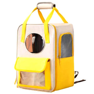 Mochila Transportadora para Gatos con Ventana Transparente, Orificios de Ventilación y Bolsillo de Almacenamiento, Mochila Transportadora para Gatos para Viajes al Aire Libre - Product Image 1
