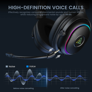 Cuffie Gaming Wireless EKSA <span class=keywords><strong>Mako</strong></span> BT 2.4G con Audio Surround 7.1, Design RGB Senza Latenza e Microfono ENC per PC, PS4, NS, XBOX - Product Image 4