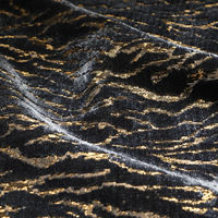 Tissu Jacquard Velours Personnalisable JBL à Motif Tigre, Poids Moyen, Tissu à Poils Coupés, Textile de Luxe pour la Maison, Idéal pour Canapé