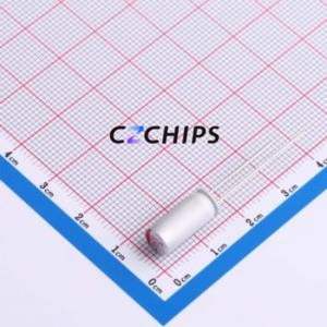 ตัวเก็บประจุแบบแข็ง PA16V820M6X14 แบบ Through-hole (THT), ขนาด D6.3xL14 มม. 820uF 20% 16V 4.1A 100kHz - Product Image 1