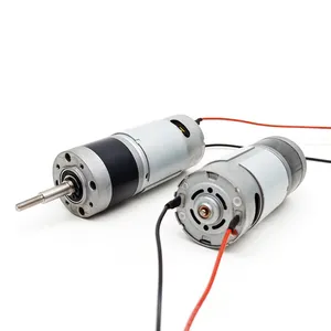 Motor carbon brushes low speed electric motor high torque 36mm 555 12v 24volt motor with reducer