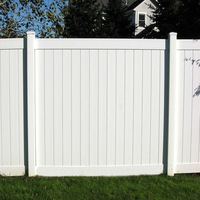 Panneau de clôture de jardin en PVC de haute sécurité Clôture de confidentialité extérieure blanche Service de modélisation 3D inclus