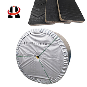 DIN 22102 Standard Natural Rubber <strong>Belt</strong> High Grab Chevron for Sand and Gravel Rubber Conveyor <strong>Belt</strong> - Product Image 1