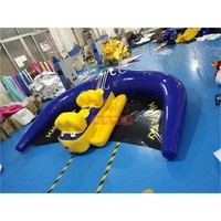 Komersial Inflatable Ikan Terbang Towable Tabung Air untuk Olahraga Air