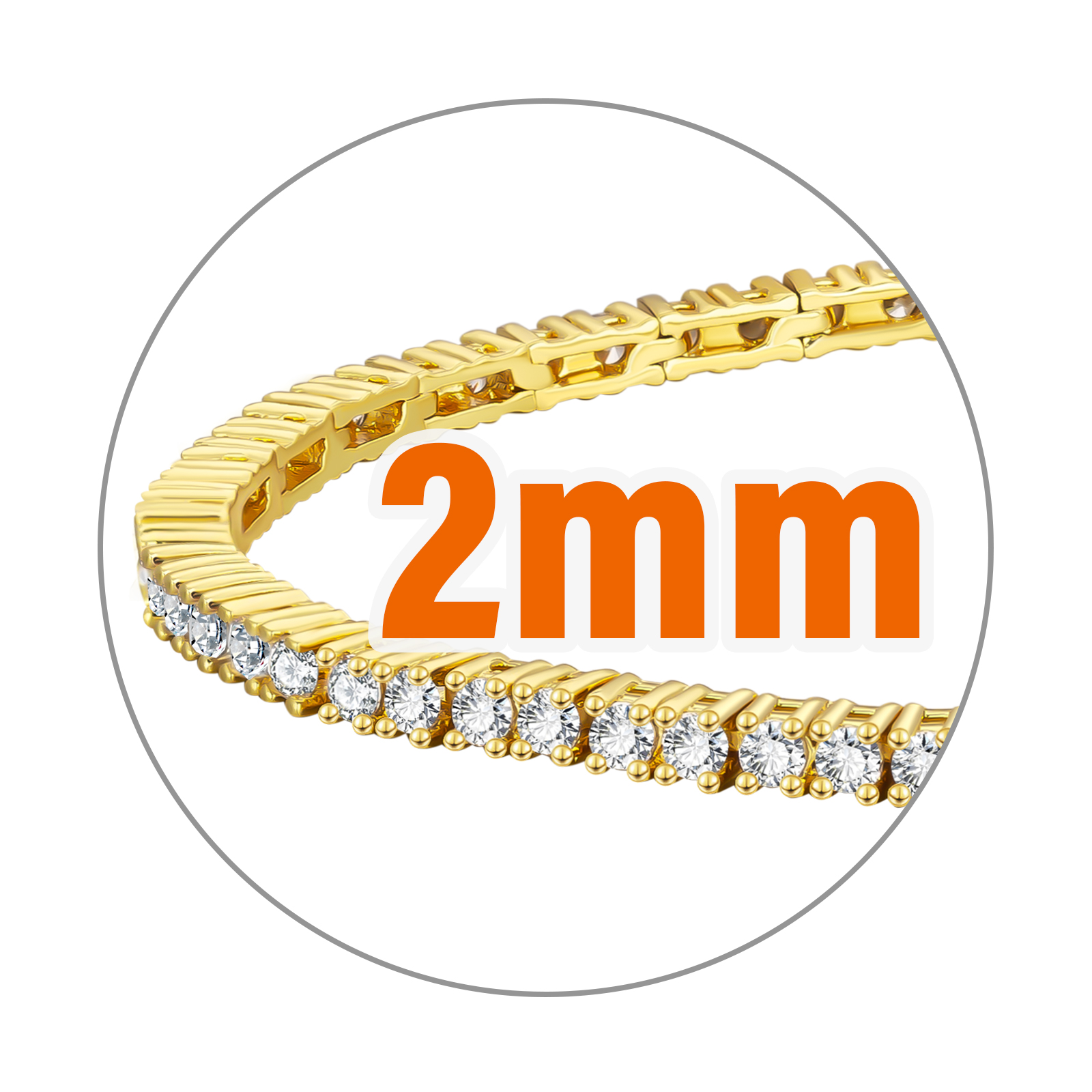 2MM-Yellow Gold