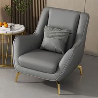 Fauteuil individuel luxueux et léger, fauteuil d'appoint pour petits appartements, chambres, salons, hôtels