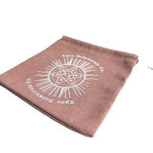 Custom Printing Small Linen Dust <b>Bag</b> <b>Drawstring</b> <b>Bag</b> Jewelry Dust Packing - Product Image 6