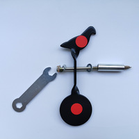Plaque cible métallique rotative à 360 degrés. Cible de tir en acier, adaptée à l'équipement d'entraînement de chasse en plein air