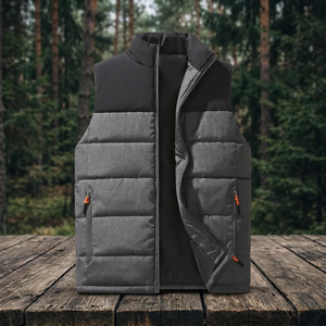 Hot Selling Men's Slim Fit Gilet <b>Jacket</b> New Trending Casual Wear with <b>Duck</b> <b>Down</b> Canvas Fabric Latest Style - Product Image 3