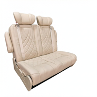 Siège double coulissant de luxe à dossier haut pour Ford Transit Sprinter, pièces intérieures pour conversion de camping-car et VR, vente en gros