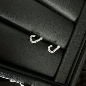 HIBRIDE Fashion Arabic Letter Cubic Zirconia Stud Earrings for Dubai Women Bridal Wedding Jewelry High Quality E-49 - Product Image 3