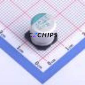 Condensador Electrolítico de Aluminio Híbrido Sólido-Líquido HBW471M1CTR-1010K SMD, D10xL10mm 470uF 20% 16V - Product Image 1