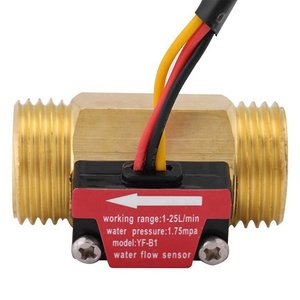YF-B1 टरबाइन जल प्रवाह सेंसर G1/<span class=keywords><strong>2</strong></span> इंच विद्युत चुम्बकीय पीतल में-लाइन हॉल स्विच पुरुष धागा 1-25 एल/मिनट - Product Image 5