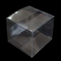 Vente directe d'usine, boîte en plastique PET écologique hautement transparente, épaisseur 0,35 mm, boîte pliante transparente personnalisée