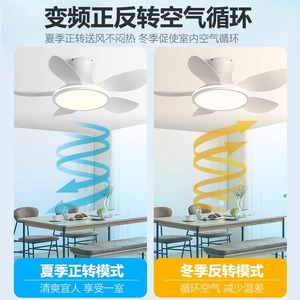 Integrated <b>Ceiling</b> <b>Fan</b> Light With Led For Living Room Bedroom Hugger Design Silent Inverter Fixed Blade <b>Fan</b> Light - Product Image 4