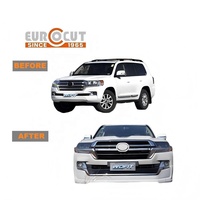 WOFIT AUTO Pièce de rechange Partie de carrosserie avec calandre (blanc perle) pour toyota Land Cruiser LC200 2019