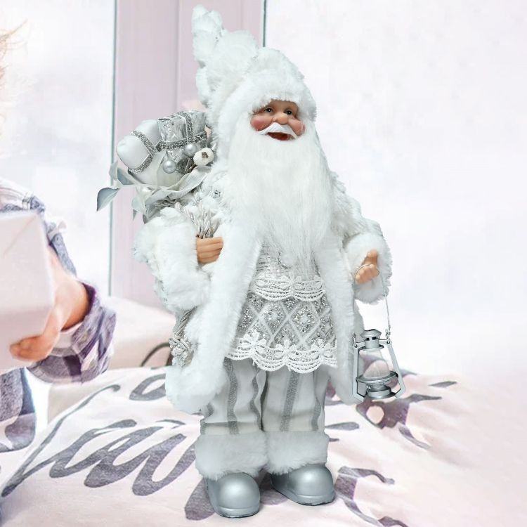 Matriochka Père Noël Bois 5 Poupées Russes Noël Matryoshka - Père Noël Bois Peint Main Jouet Enfant Collection