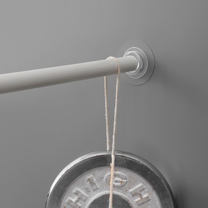 Transparent Telescopic <b>Wardrobe</b> Clothes <b>Hanging</b> Rail Holder No Punching Necessary Supports <b>Hanging</b> Rails for Organizing Closets - Product Image 3