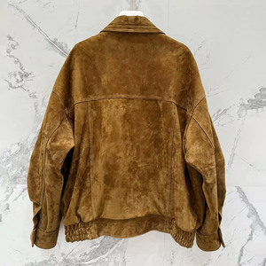 جاكيت نسائي شتوي للخريف من جانكوكو ، جاكيت نسائي من الجلد الطبيعي ، جاكيت منفوخ من جلد الماعز - Product Image 6