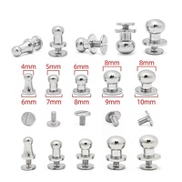 Rivet à tête de vis en laiton pour pieds de sac, bouton de fixation pour sac à main, accessoires de maroquinerie Qiannuo Qn112